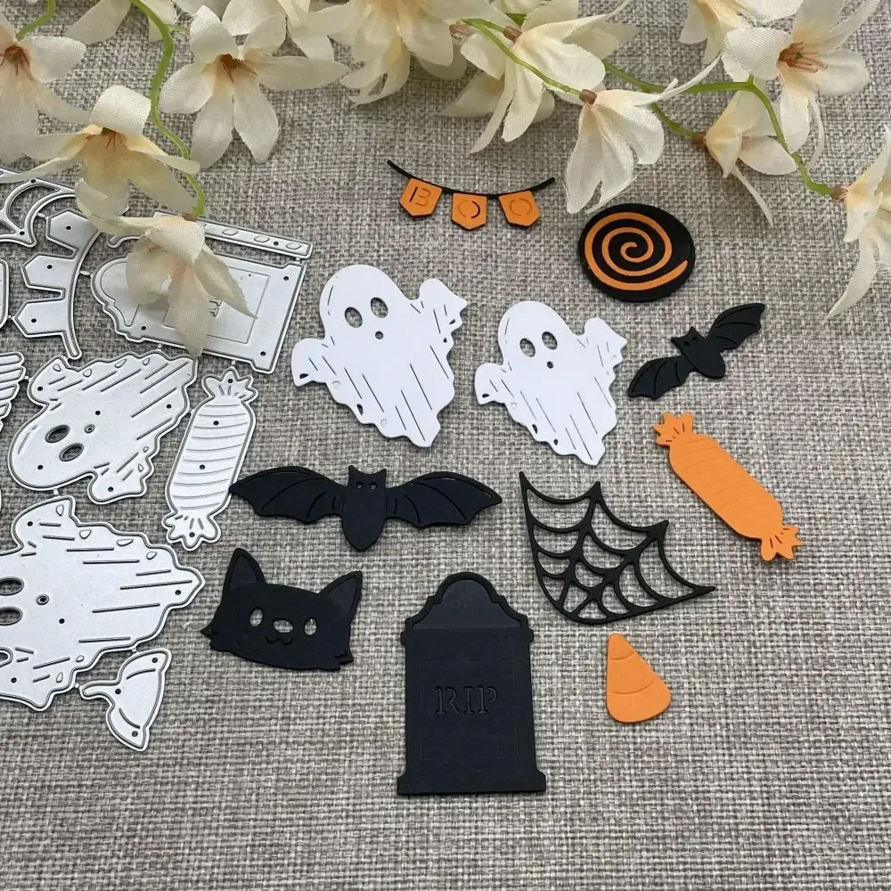 

Halloween Decoration Metal Cutting Dies Stencils For DIY Scrapbooking Decorative Embossing Handcraft Die Cutting Template