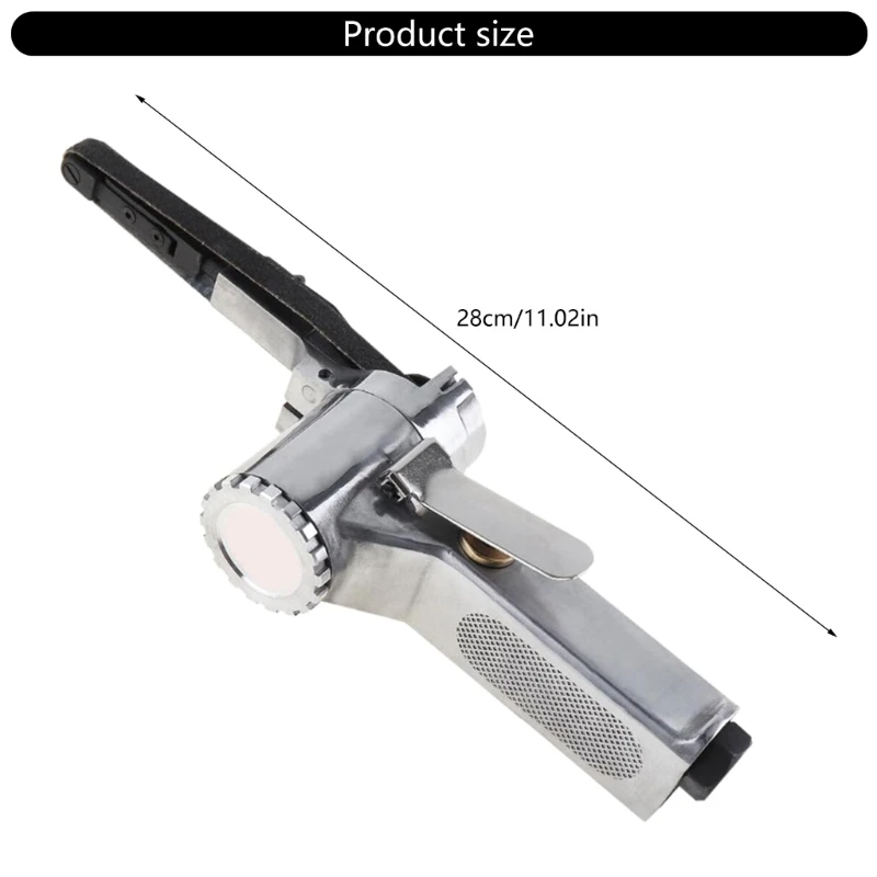 산업용 공기 전동 벨트 샌더 키트 1.5HP 모터 180 ° 회전 디버링 캐스팅 표면에 적합한 금속 마감 C7AC