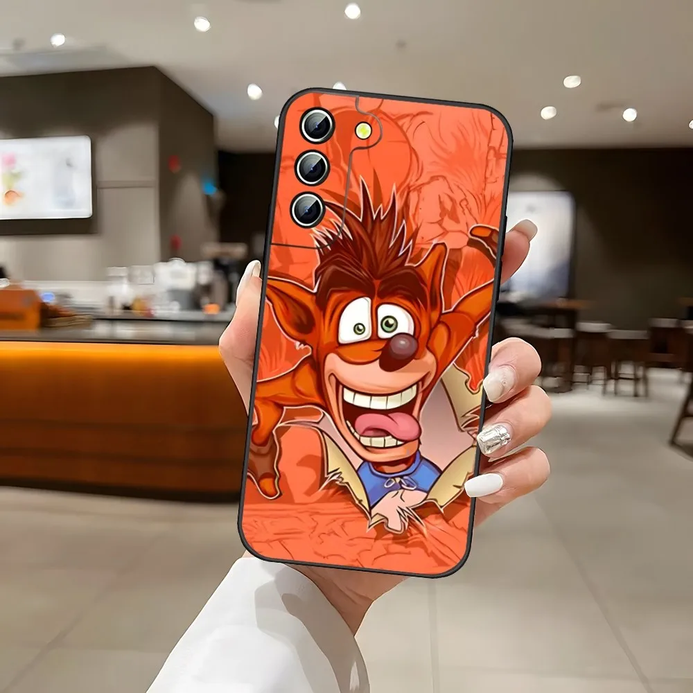 Prime Crash Bandicoot Phone Case for Samsung S24 Ultra S22 S23 S20 Fe S21 Plus Galaxy A54 A34 A24 A53 M54 Note 20 Back Cover