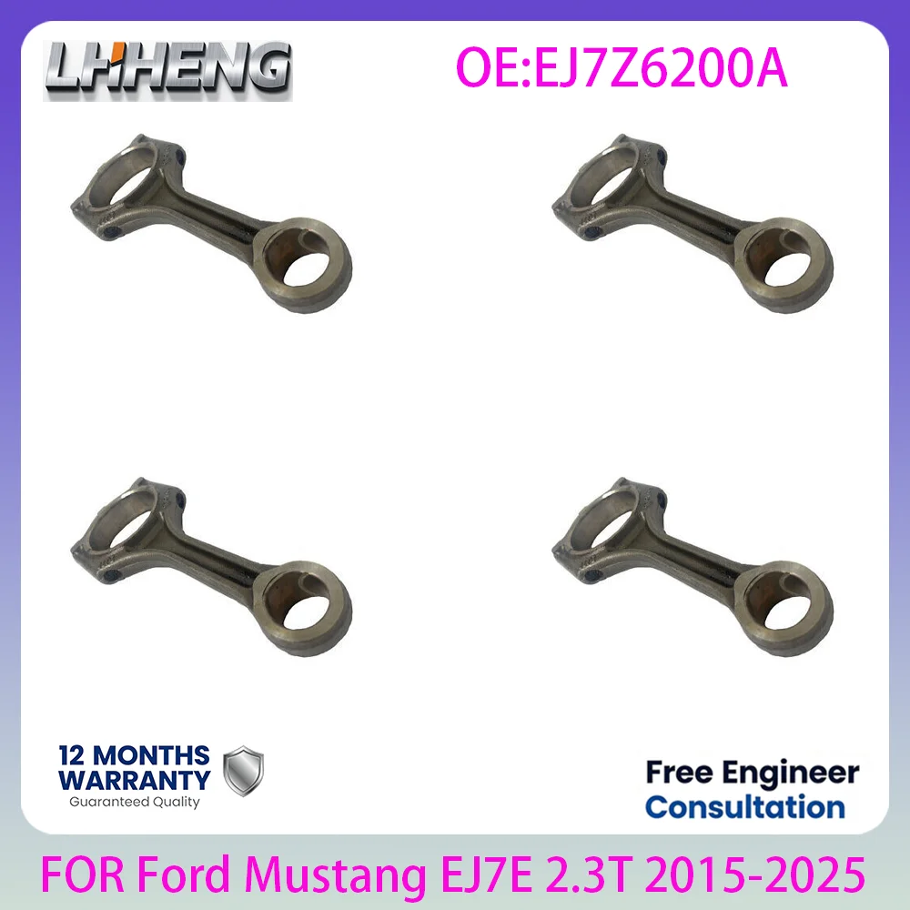Biela de motor OEM EJ7Z6200A compatible con motor Ford 2.3T EJ7E EcoBoost, piezas de repuesto para motor automotriz 15-25