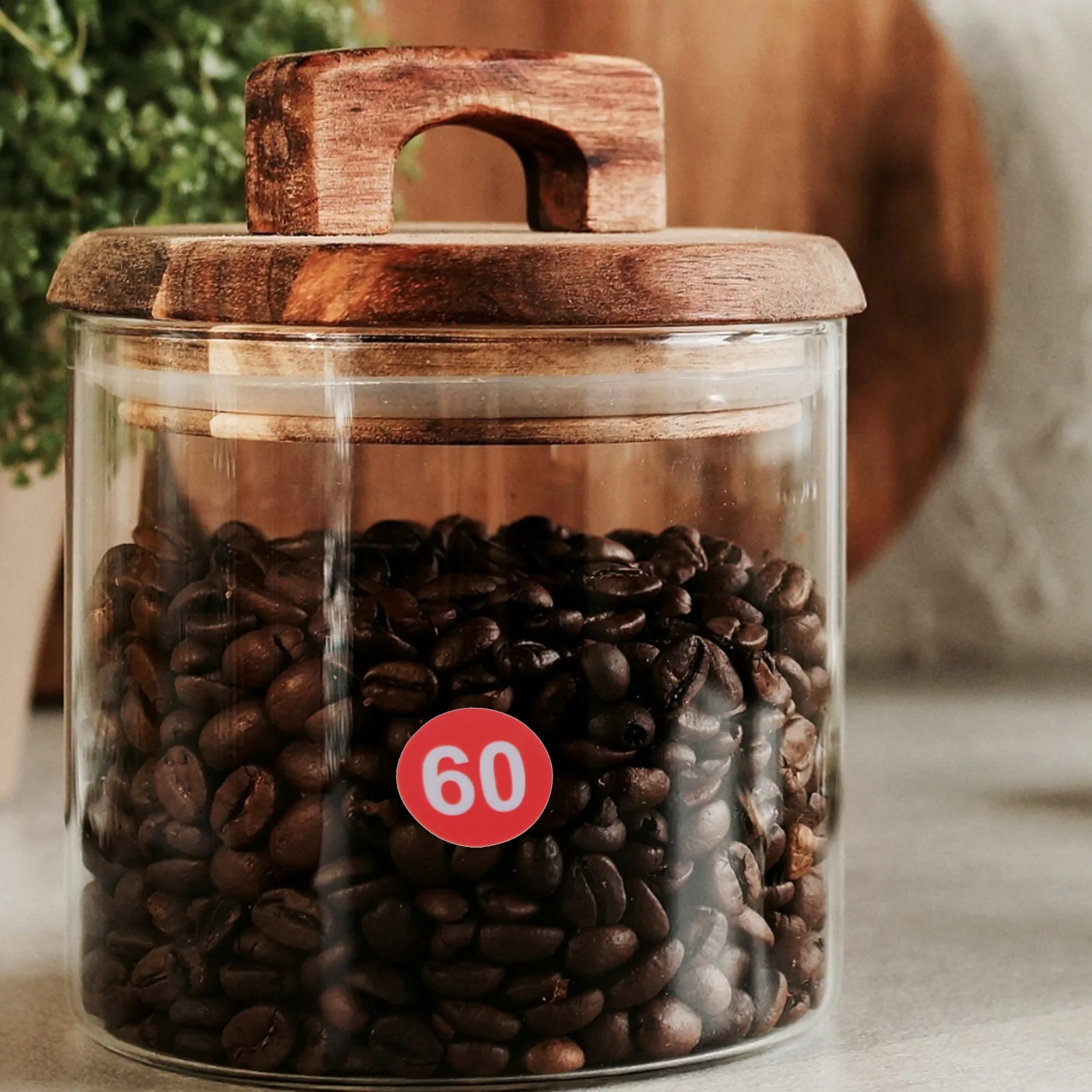 

100 Sheets Sequential Number Stickers Waterproof Digital Round Nail Polish Office