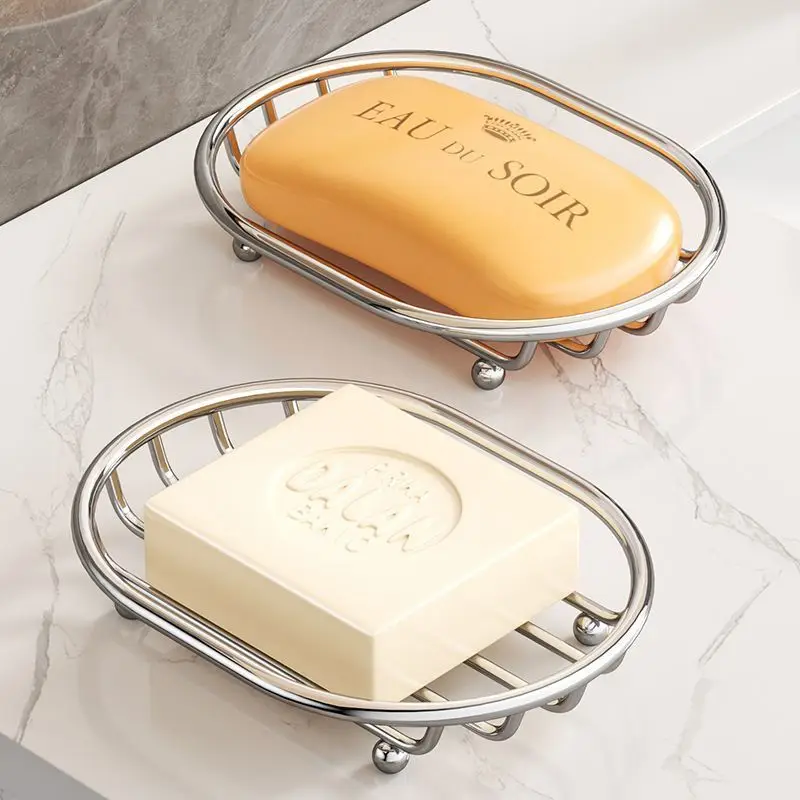

2pcs Moistureproof Soap Holder Draining Soap Dish Household Bathroom Storage Rack for Laundry Soap Organizer