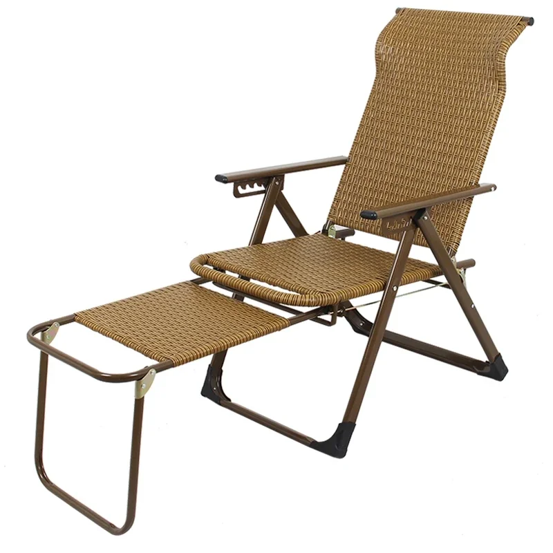 

Folding lunch break home leisure balcony rattan chair sleeping backrest for pregnant women