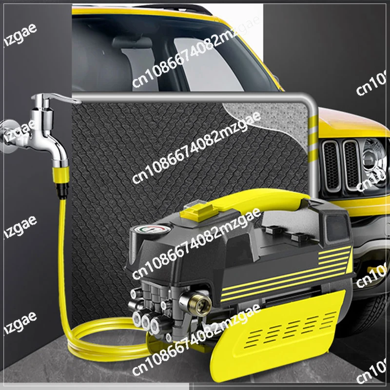 

Мойка высокого давления 750 Вт с функцией пенной очистки, 220 В, для дома и автомобиля, с щеткой и портативным водяным насосом