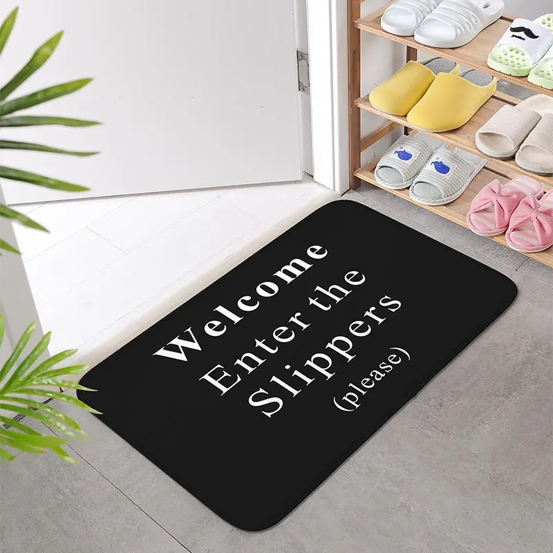 Welcome letter pattern door mat, kitchen mat, anti sitting carpet, entrance mat, bedroom, living room, garden, bathroom floor ma