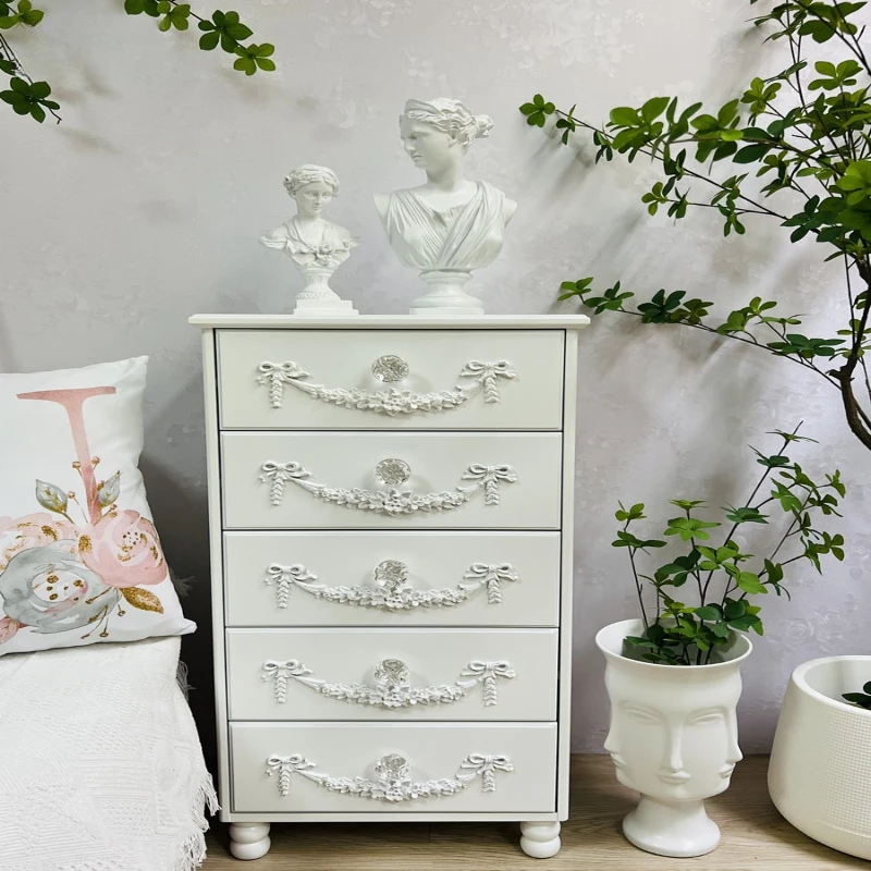 

Living room, bedroom, five-bucket storage cabinet, solid wood bedside table, drawer