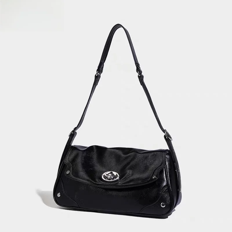 ZAZL Women's Commuter oulder Crossbody Bag Luxury Underarm Design Soft PU Leather Briti Sle Faion Small Size Bag