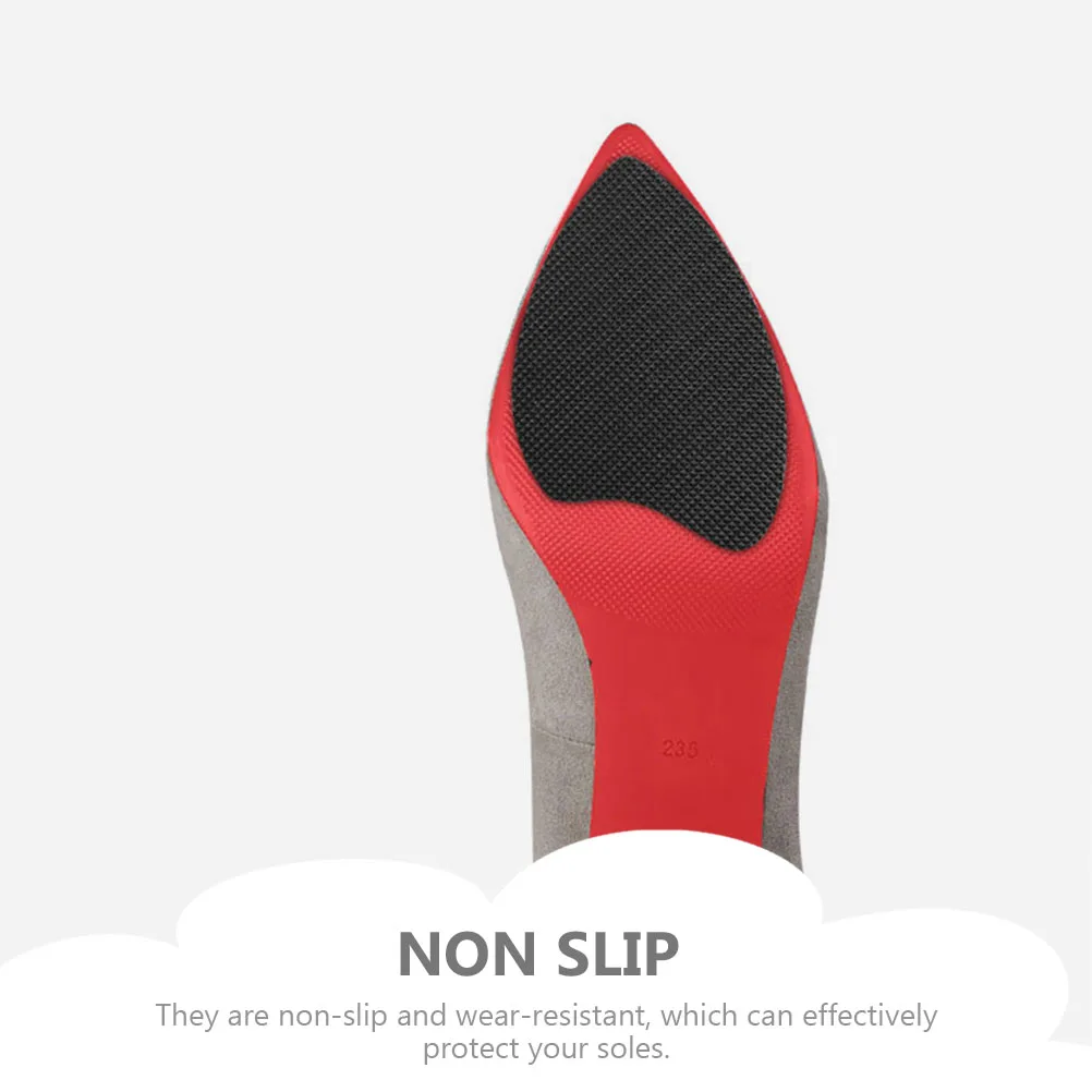 

4 Pairs Anti-slip Sole Stickers High-heels Pads Shoes High-adhesive Rubber Sneaker Anti-skid Non-slip Patches
