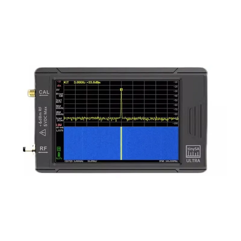 Handheld Tiny Spectrum Analyzer 100KHz-5.3GHz 4 Inch Touch Screen R -F Tinysa Ultra Spectrum Analyzer with 3000mAh Battery