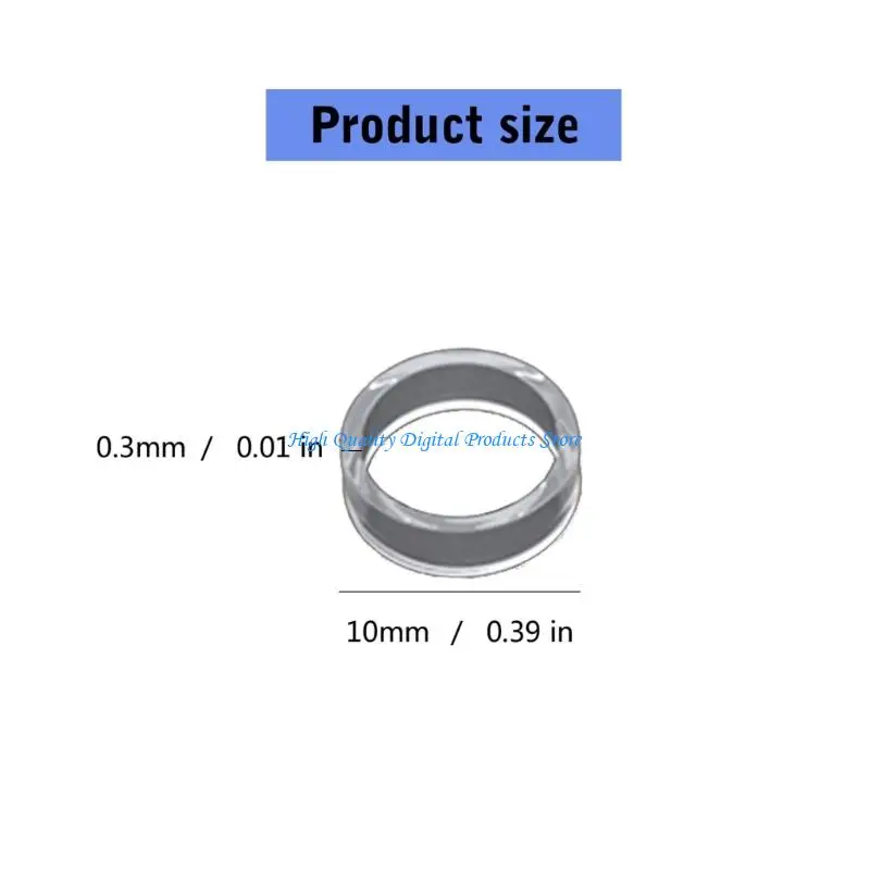 U2JE 6Pcs Silicone Joystick Protectors Elastic Rocker Protective Rings for VR2 Game Controller Accessory Invisible Guard