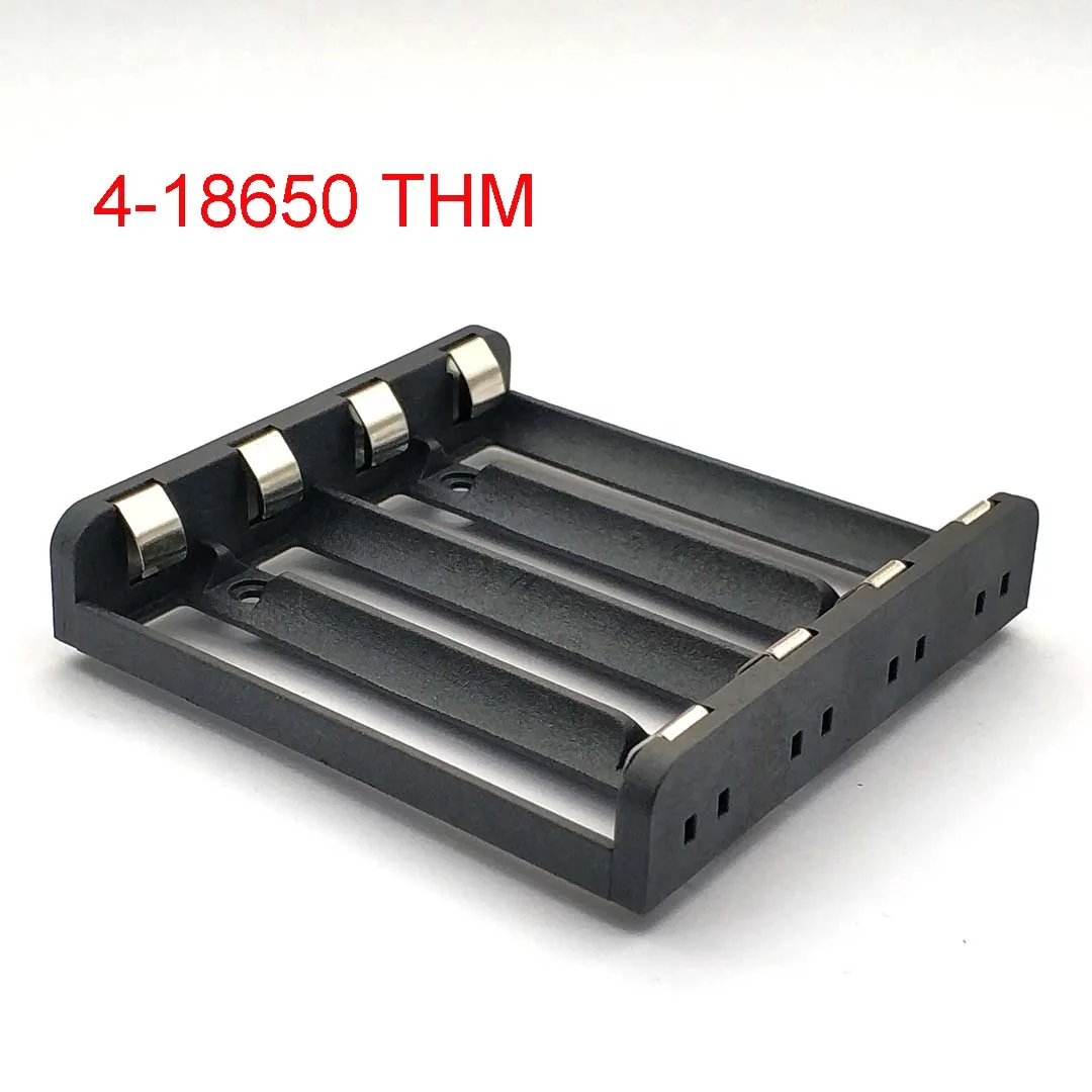 4S 18650 Batteriehalter 4er-Serie 14,8V SMT / THM Durchsteckmontage Optional Vergoldeter Nickel-Federkontakt PCB-Montage Batteriebuchse – Detail 2