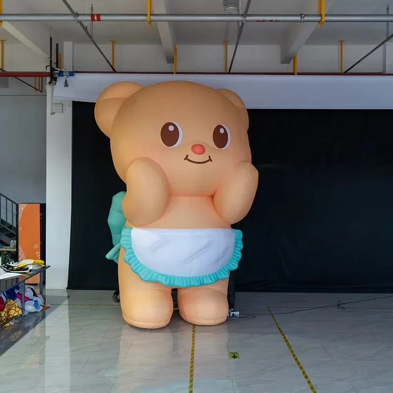 Customized 5m giant cartoon model big bear mascot inflatable