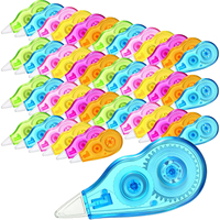 6pcs Mini Correction Tape for Instant Correction School Office Supplies, (Rainbow)