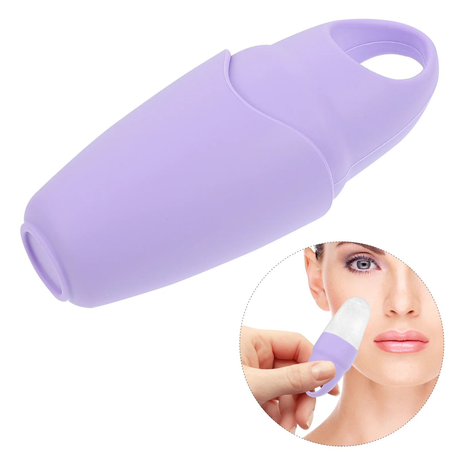 Herramienta de masaje Facial de silicona para la cara, enfriamiento, ajuste de poros, minimiza el contorno de ojos antiarrugas, relajación