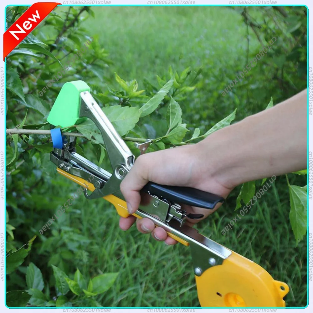 10/20Pcs Plant Branch Tie Tape Hand Tying Binding Tools with 1 Box Staple For Garden Tying Machine Vegetable Fruit Tree Tapenter