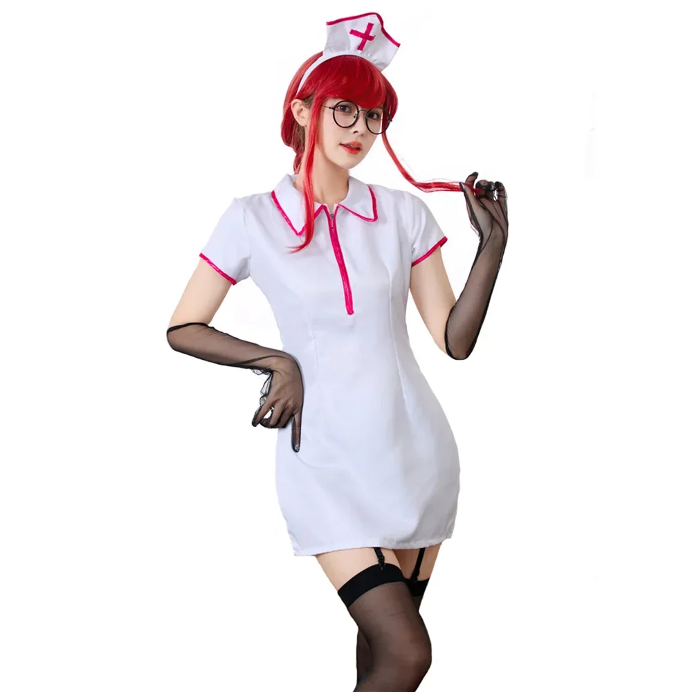 

Anime Makima Nurse Uniform Set Cosplay Costume