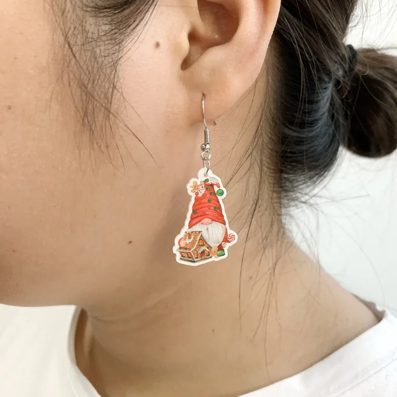 Killing It Acrylic Charm Earring For Women Resin Epoxy Knife Axe Dangle Earrings Jewelry For Women Gift