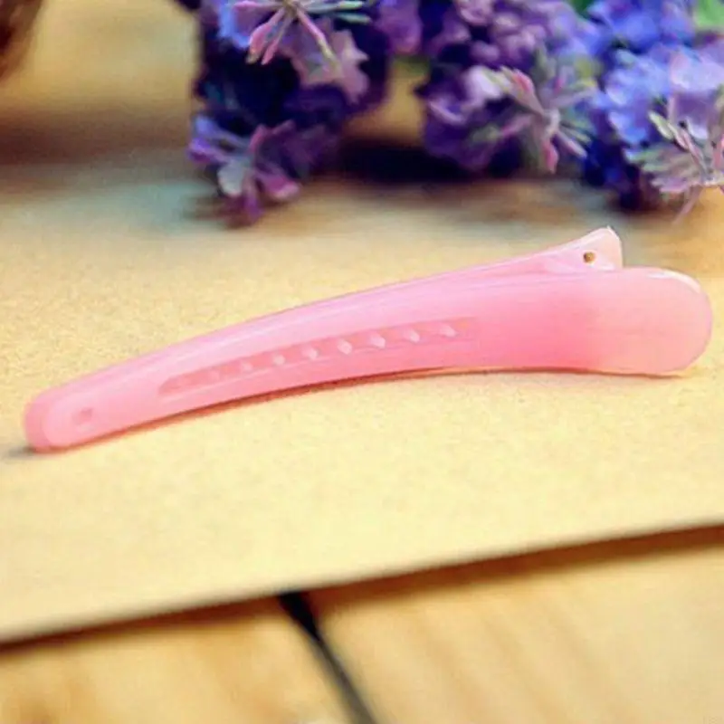 

P88A Salon Hair Cutting Clips Plastic Jelly Candy Color Duckbill Hairpins Accessories