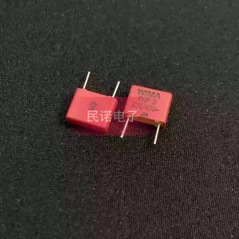 10-100pcs new Weima capacitors WIMA FKP3 400V 0.00022UF 400V 221 220PF with a pin spacing of 7.5