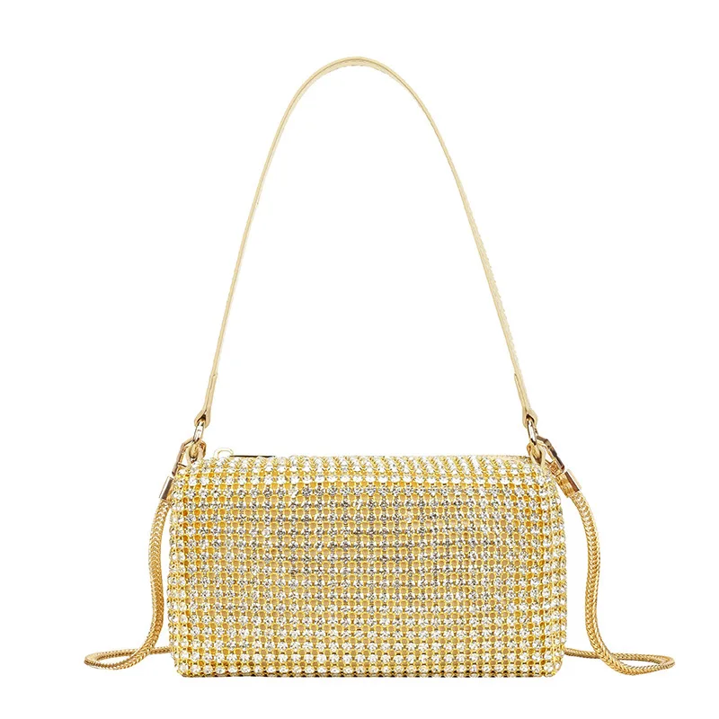 

Luxury Evening Bag Ladies Cylinder Diamond Crossbody Bag Party Fashion Handbag Designer Shoulder Bag For Women