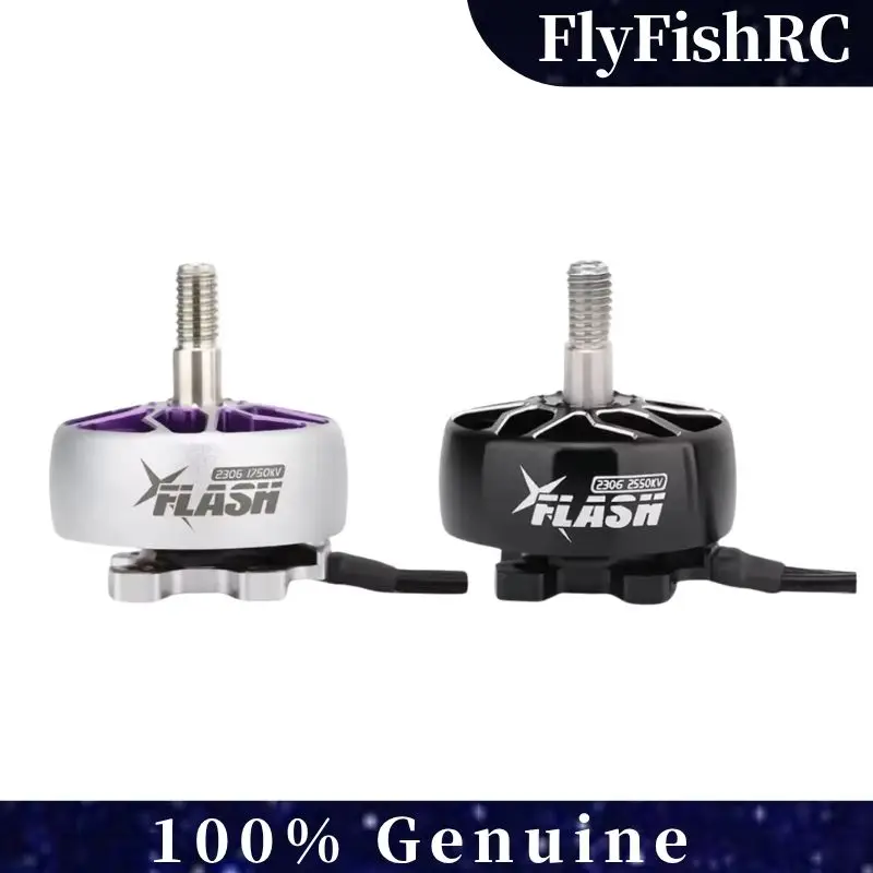

FlyFishRC Flash 2306 1750KV 2550KV Compatible 5-6 inch Propeller for RC FPV Freestyle Racing Drone