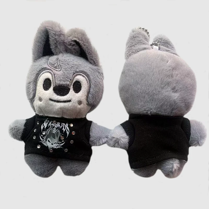 พวงกุญแจวง Stray Kids ทัวร์คอนเสิร์ต K-pop พร้อมตุ๊กตาสัตว์ขนนุ่มลายเสื้อยืด Diamond Evil ของขวัญสำหรับเด็กและผู้ใหญ่