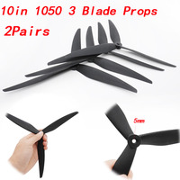 Prop 10X5X3 1050 10inch 3 Blades Black Fiberglass Reinforced Nylon Propeller for Mark4 10in V2 HQ FPV Frame Drone
