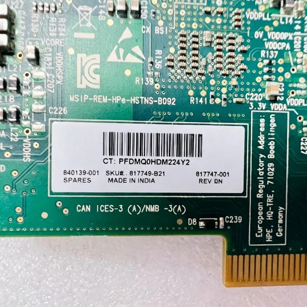 640flr-sfp28 840139-001 817749-b 21 817747-001 10/25g network card