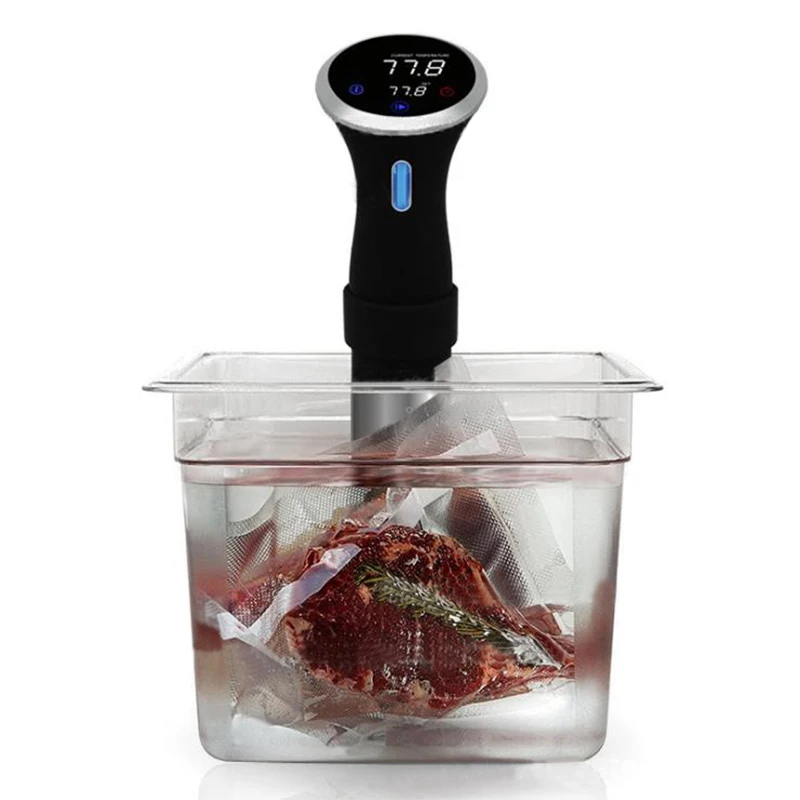 Процессор для говяжьего стейка, коммерческая/бытовая прецизионная палочка для медленного приготовления пищи, низкотемпературная вакуумная машина для медленного приготовления CS10001