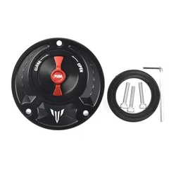 CNC aluminum keyless motorcycle accessories fuel gas tank cap cover for Yamaha MT-01 MT-03 mt07 MT-09 MT-10 mtmt125