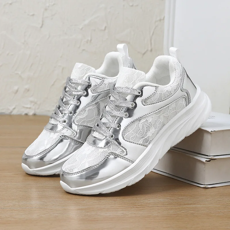 

Women's shoes Spring mesh shoes Breathable trendy sports outdoor shoes Soft soled running shoes Casual shoes