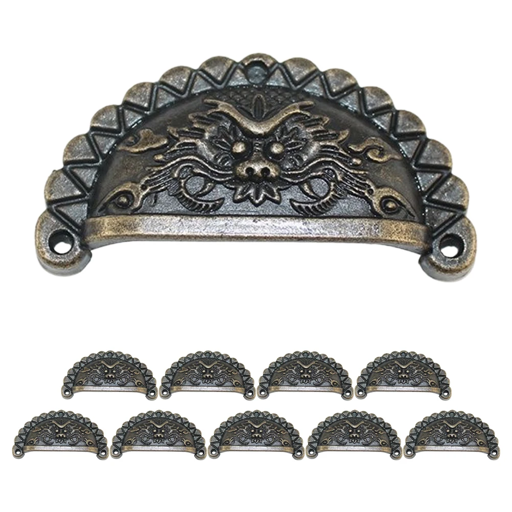 

10pcs Vintage Cabinet Knob Bedroom Dresser Drawer Handle Decorative Furniture Pull Door Hardware Farmhouse Modern Style Knob For