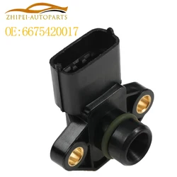 6675420017 MAP Manifold Absolute Pressure Sensor Car Fit For SSANGYONG Rexton RX270 GAB 2.7 XDI 2004-