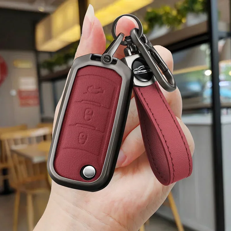 Zinc Alloy Car Key Case Cover Shell Holder For GAC Trumpchi GS3 GS4 GS5 GS6 GS7 GS8 M6 M8 GA3 GA3S GA4 GA5 GA6 GA8 Protector Bag