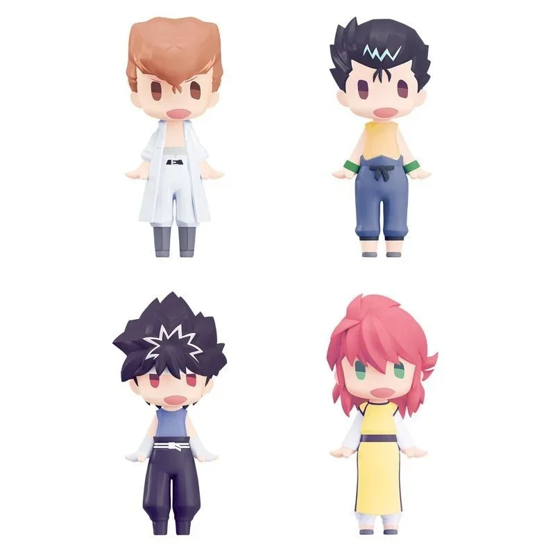 

1/4pcs New YuYu Hakusho Anime Figure Yuusuke Urameshi Hiei Kurama Action Model Christmas Toys Boys Girls Birthday Gifts