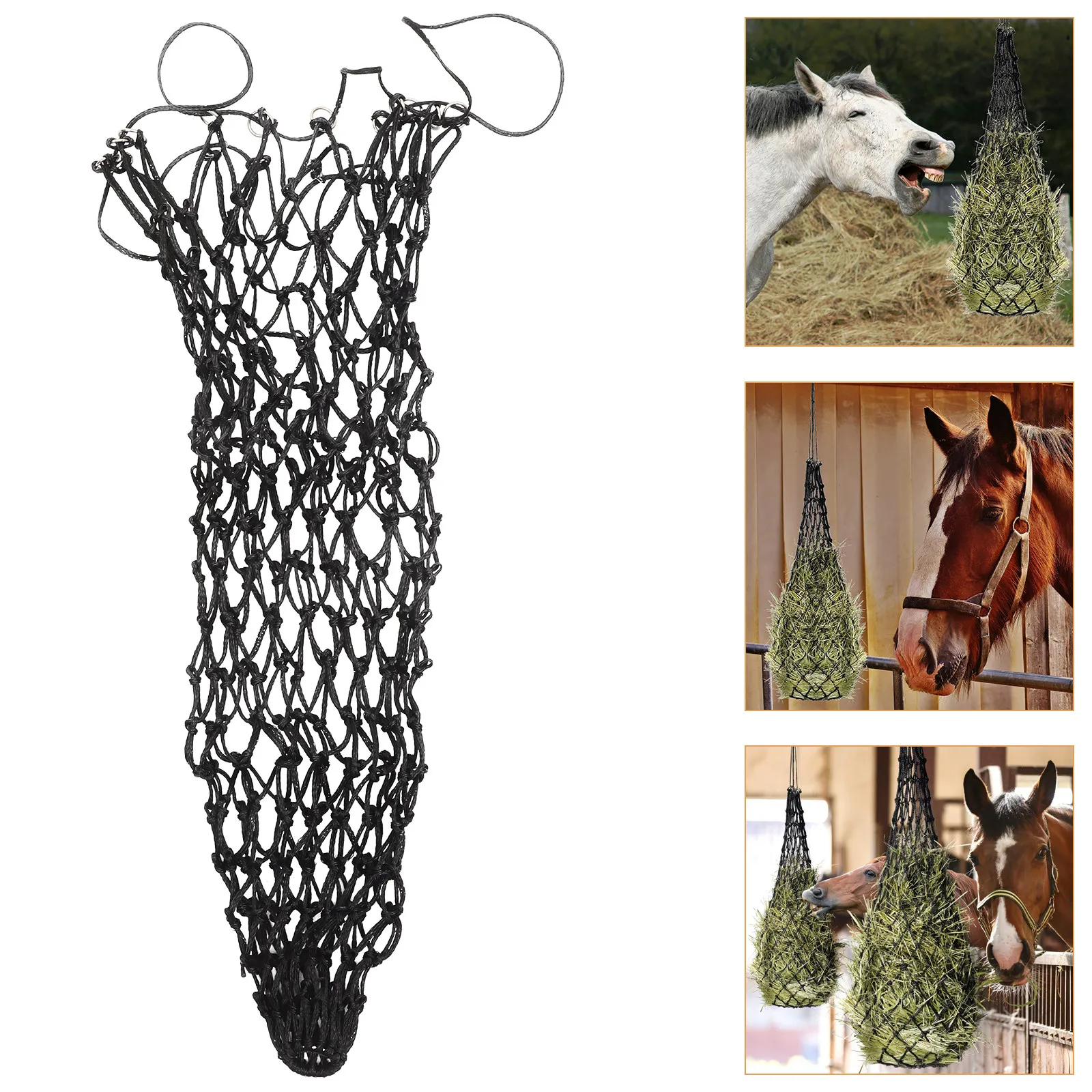 Mesh Feeder Bag - Horse Feeder Portable Hanging Hay Bag