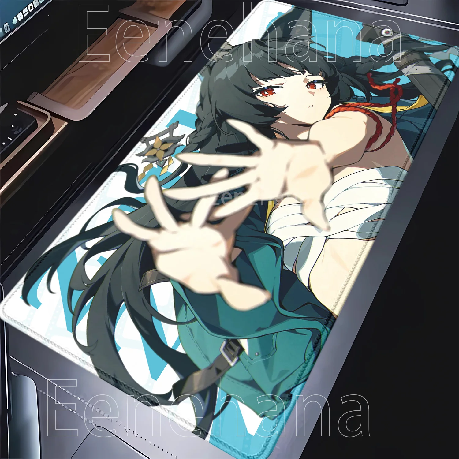 Hoshimi Miyabi Ye Shunguang Gaming Mouse Pad Sunna Ellen Zenless Zone Zero ZZZ Keyboard Desk Mats Anime Girls Overlock Mousepad