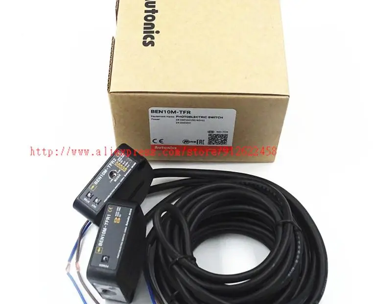 BEN10M-TFR Autonics Through Beam Photoelectric Switch  Adjustable Sensing Distance 10m New High quality