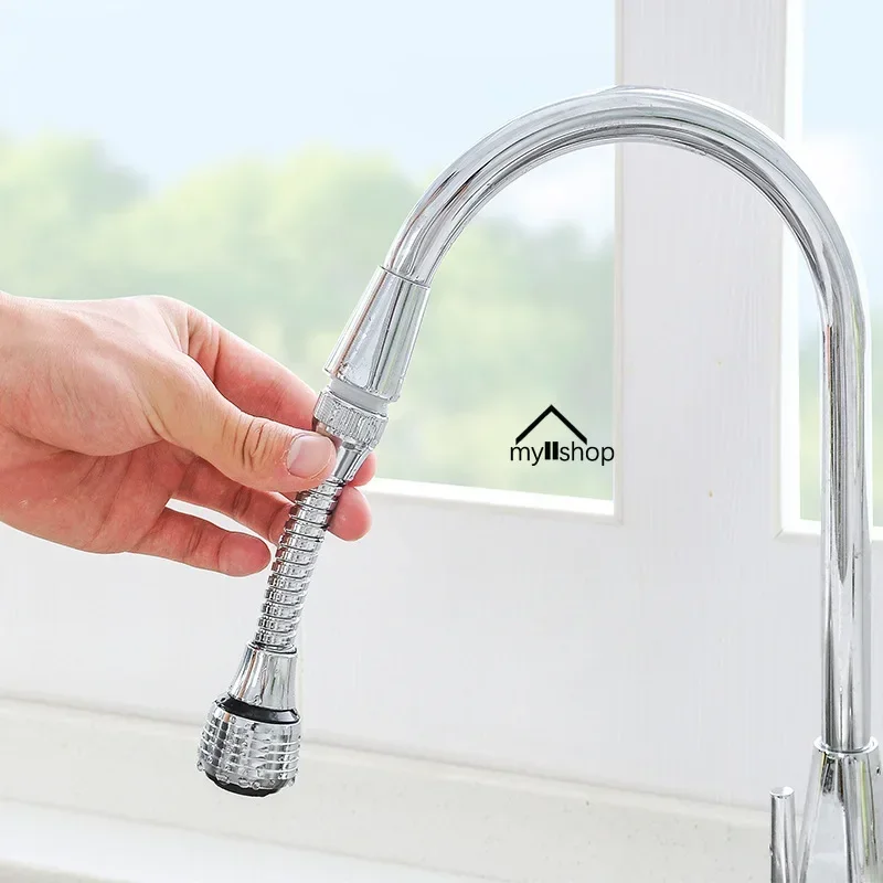 Faucet Sprayer Turbo Flex 360° Extension Part Home Sink Bathroom Stainless Steel Kitchen Gadgets Bathroom Products Accessories