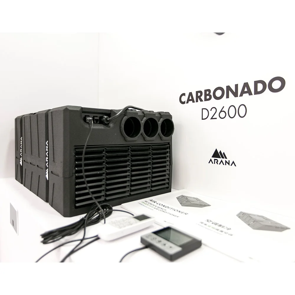 Acessórios para van de campista de ar condicionado RV com inversor AC 220V