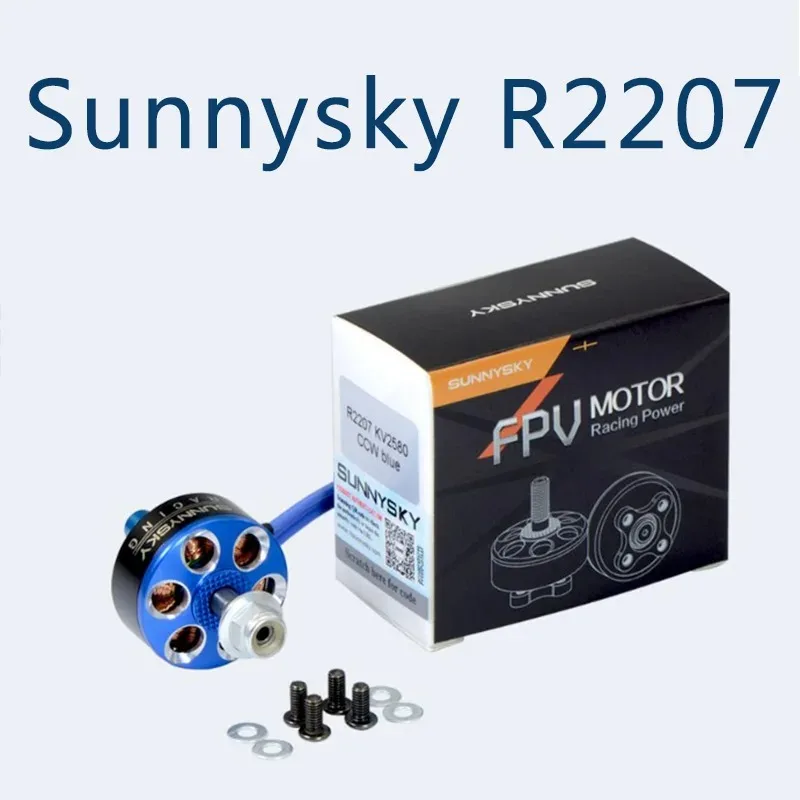 

Sunnysky 4PCS R2207 2207 Brushless Motor 2580KV 1800KV for RC Drone FPV Racing Multi Rotor DIY Frame Spare Parts Accs