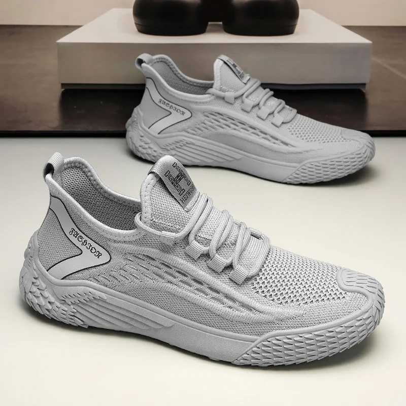 2024 New Summer Men Shoes Sneakers Fashion Breathable Platform Running Shoes Mesh Sport Light Women Casual Vulcanize Shoes Man