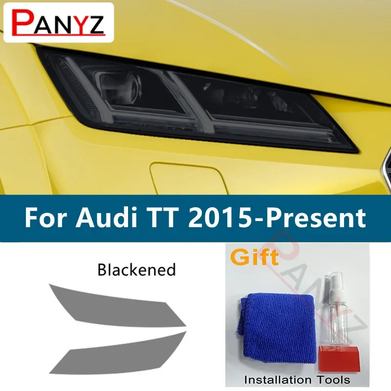 

Car Headlight Tint Smoked Black Protective Film TPU Stickers For Audi A3 8V A4 B8 B9 A5 A6 C8 A7 A8 D4 TT E-tron R8 Accessories