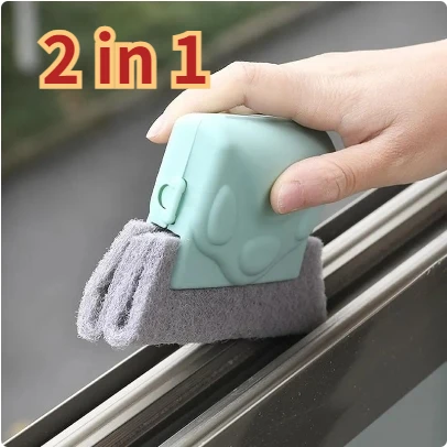 Window Groove Cleaning Cloth Kitchen cleaning Window Cleaning Brush Windows Slot Cleaner Brush Clean Window Slot Clean Tool