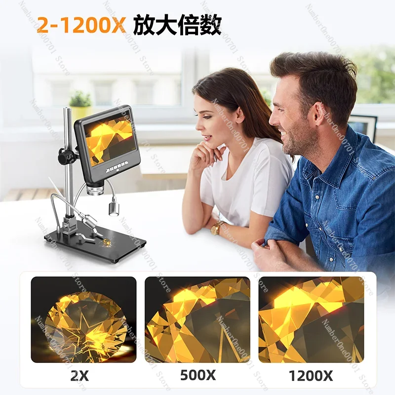 

Industrial Magnifying Glass Computer Measuring with HDMI/USB Interface PCB Circuit Board Motherboard Chip Repair