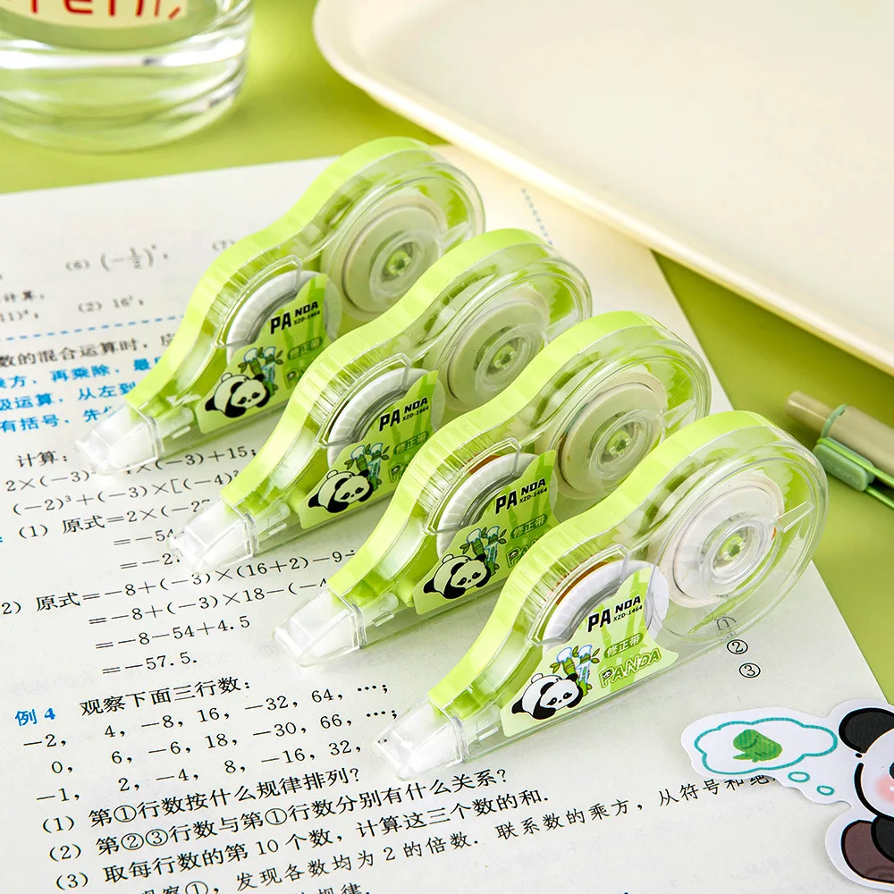 5M Panda Correction Tape Cute High-Capacity Correction Pen for Students Aesthetic School Supplies Long-Lasting Error Corrector