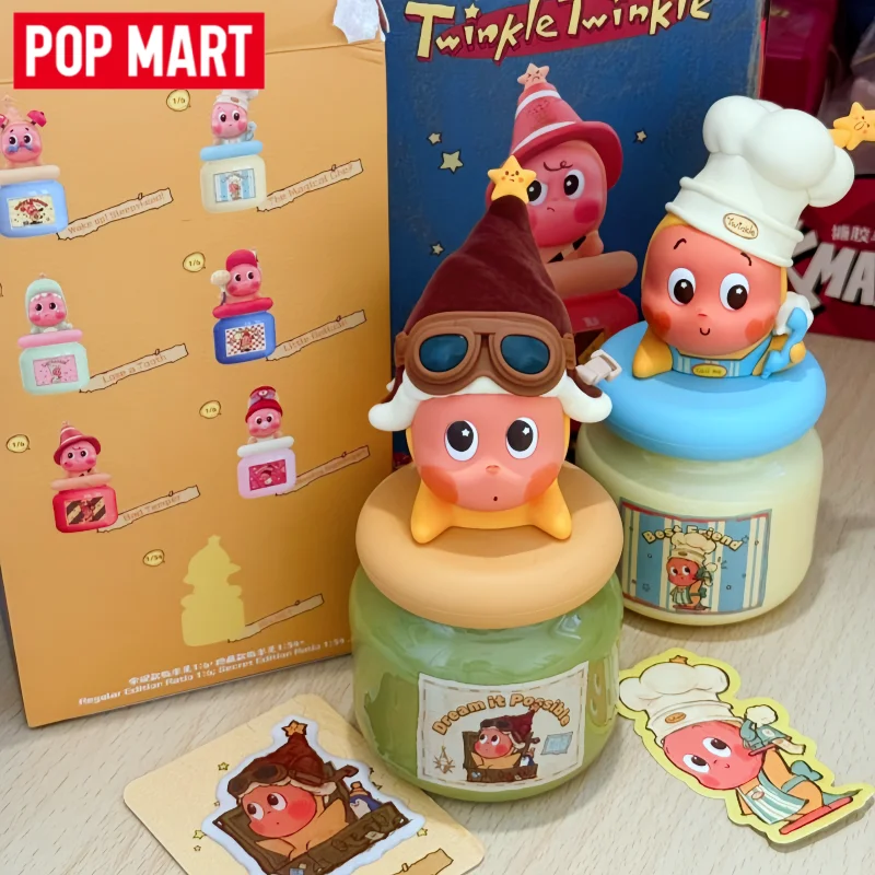 

Genuine Popmart 123 TWINKLE TWINKLE Series Surprise Blind Box Desktop Fragrance Ornament Collection Decor Mystery Box Gifts
