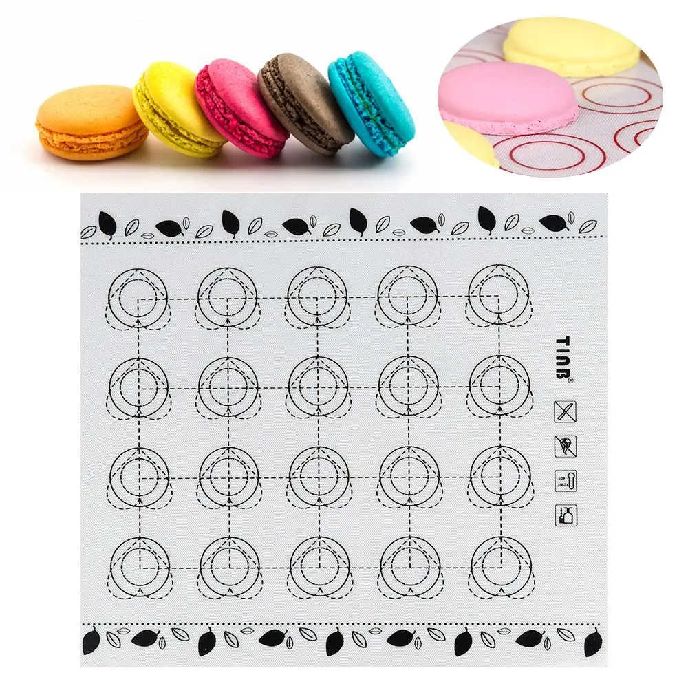 Macaron Baking Mat Bakeware Oven Kneading Dough Pastry Cake Sheet Rolling Pad  Non Stick