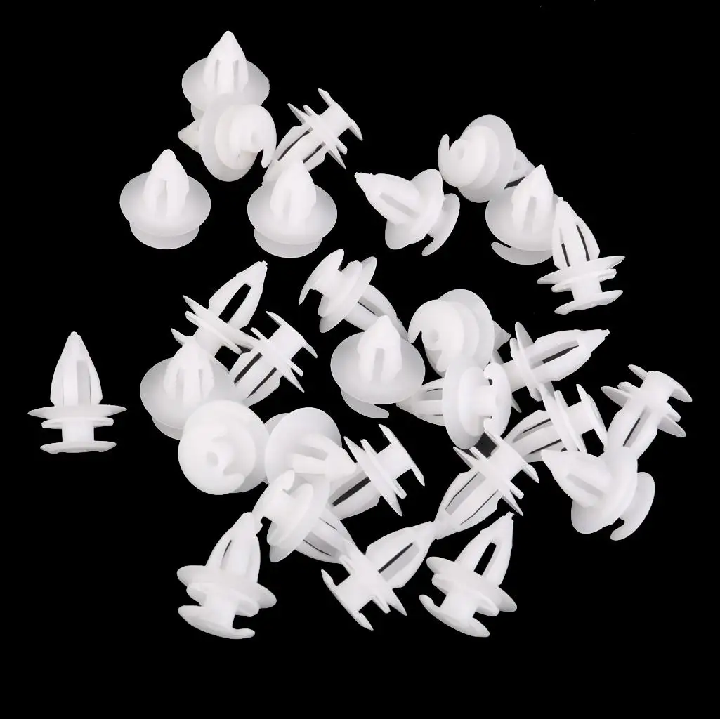 Nylon Door Panel Clips Compatible for BMW E Series Pack Of 30PCS