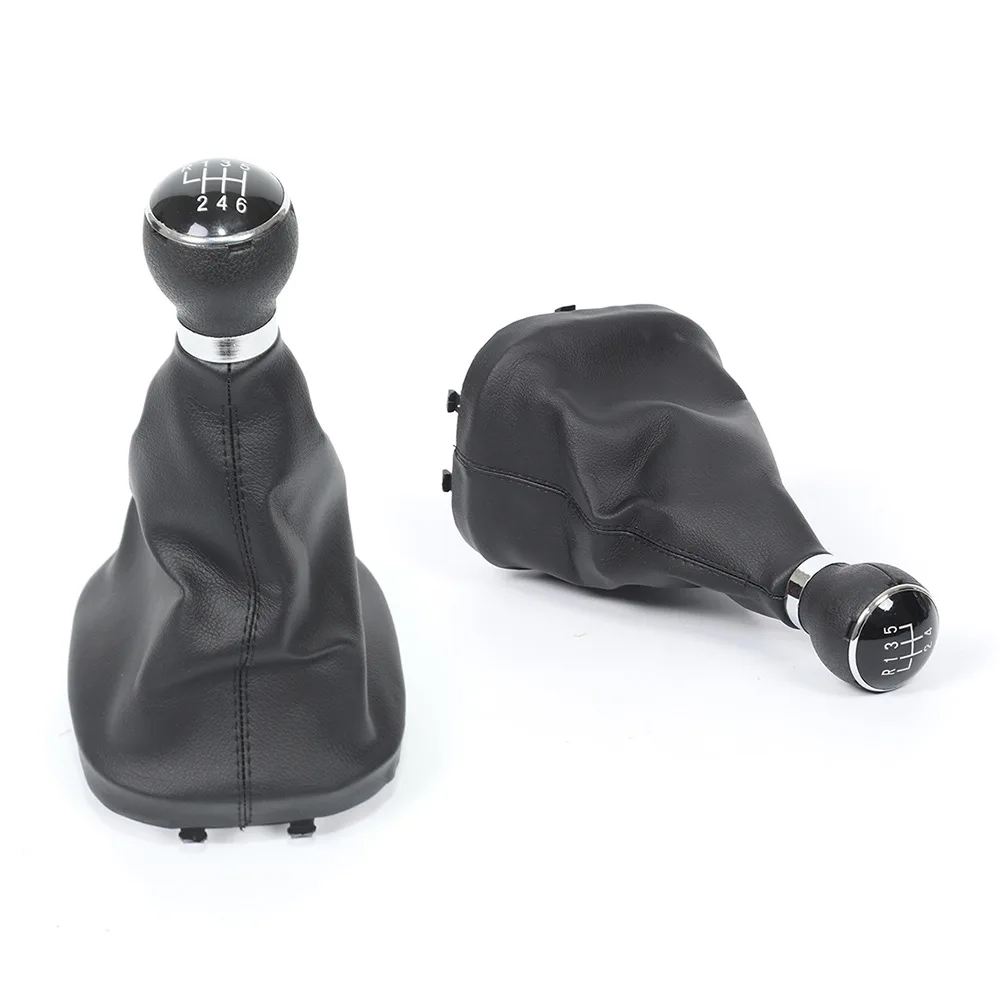 5/6 Speed Gaiter Boot Cover Gear Shift Knob for VW Touran I Caddy III 2004 2005 2006 2007 2008 2009 2011 2012 2013 2014 2015